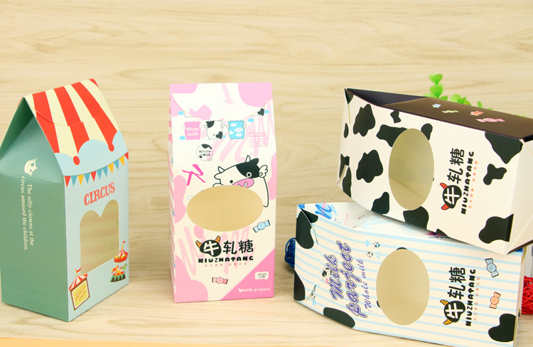 烘焙包装 韩版复古 牛轧糖包装盒 蛋糕盒
