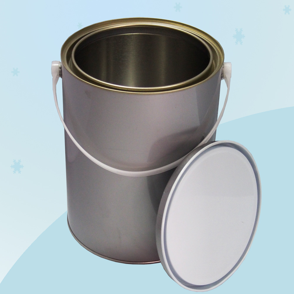 厂家销5l马口铁小圆罐 金属包装化工用罐 5l 小圆罐 圆形 制罐