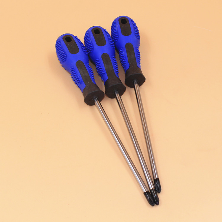 za2606 按摩手柄6寸十字螺丝刀 带磁家居必备起子 两元日用百货