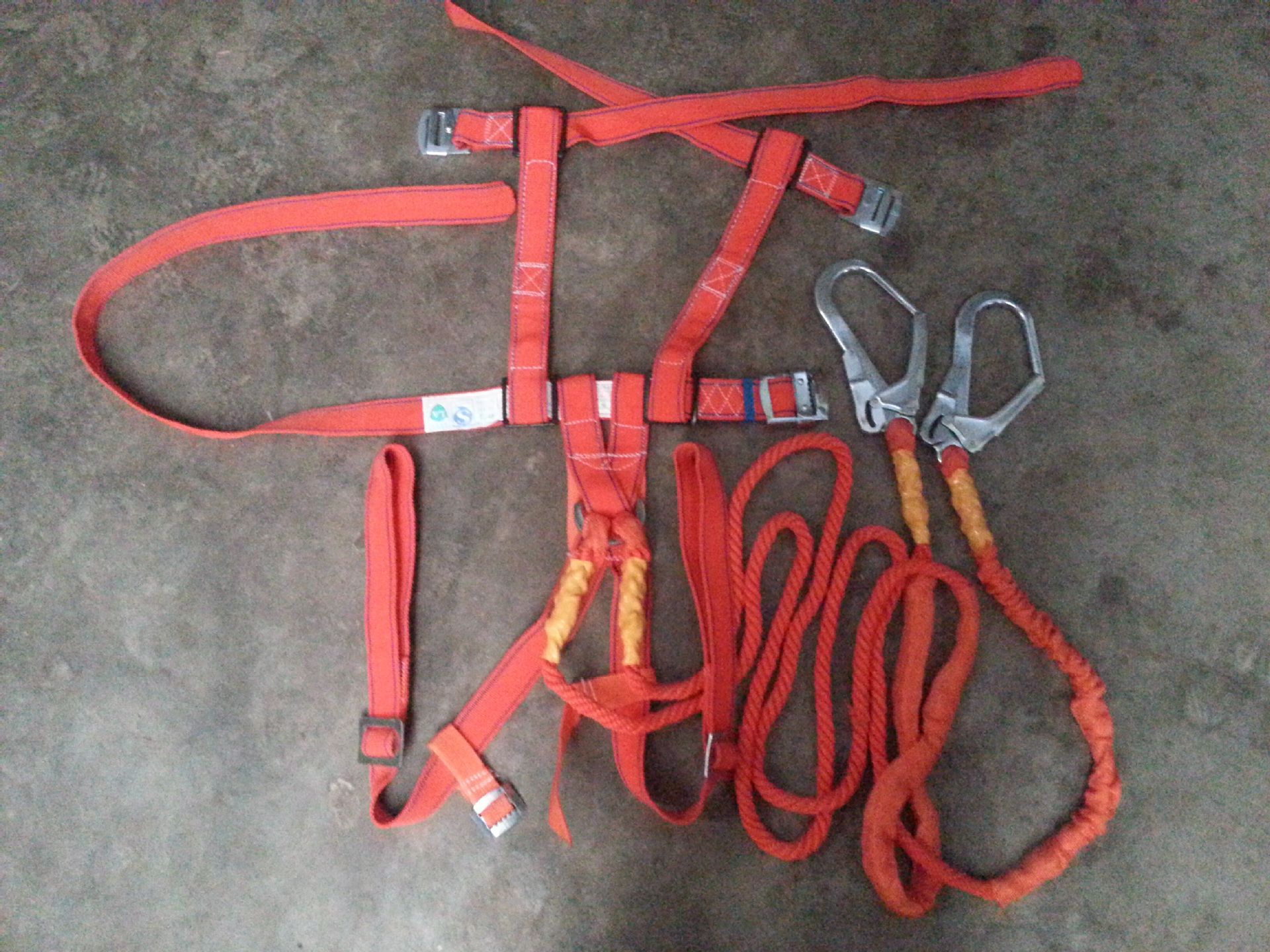 国标高空建筑安全带 全身式双钩安全带 高空作业安全带