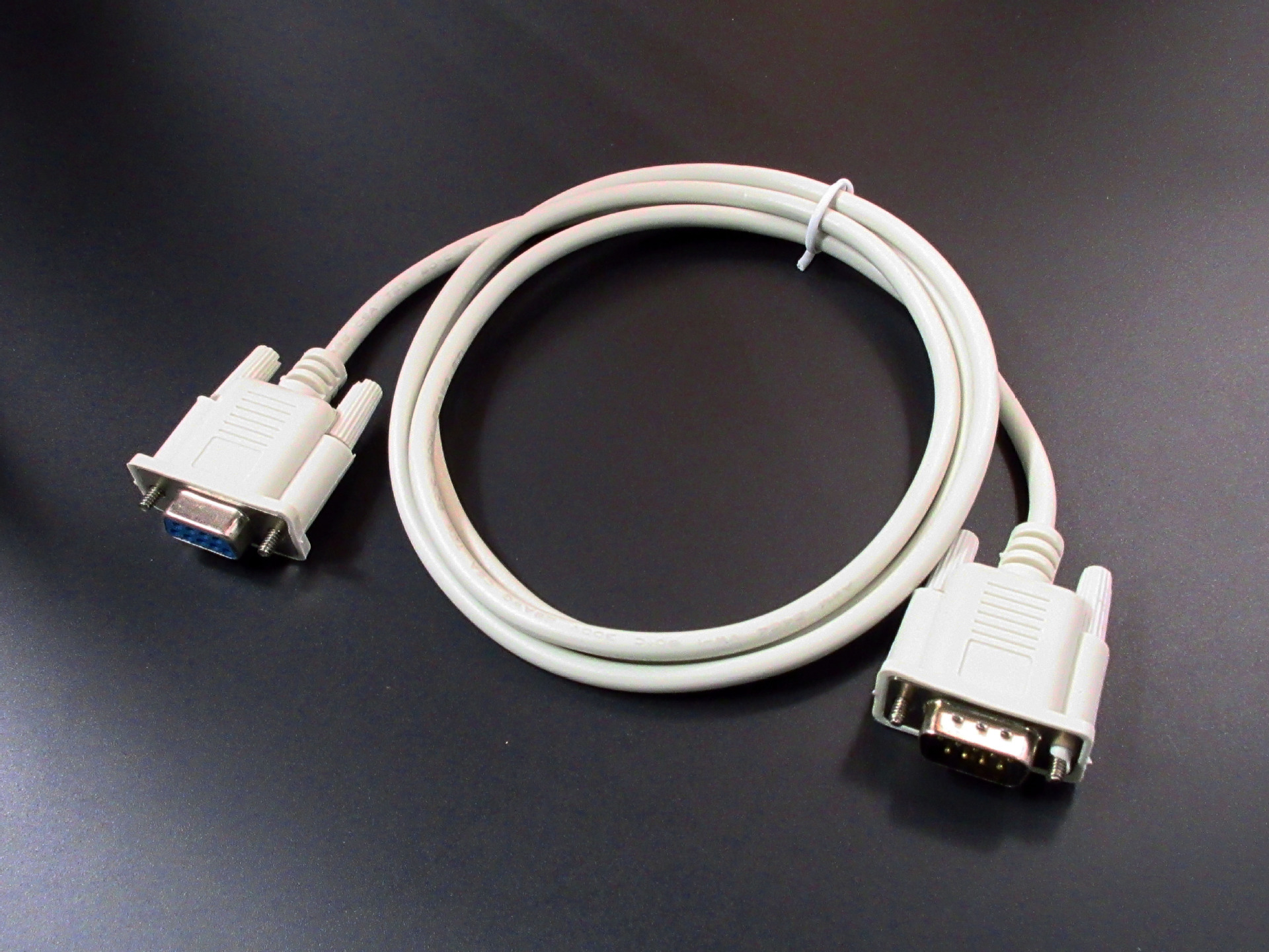 5米 db9针对九孔 rs232串口线数据线 批发