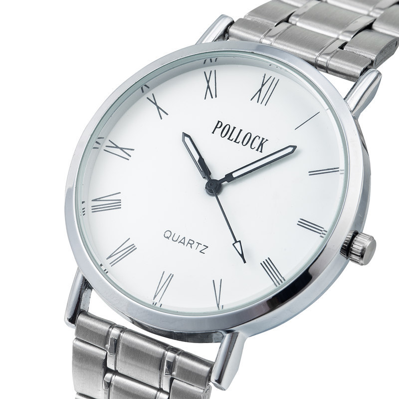 pollock波洛克正品品牌钢带男女韩版学生流行热销款情侣商务手表