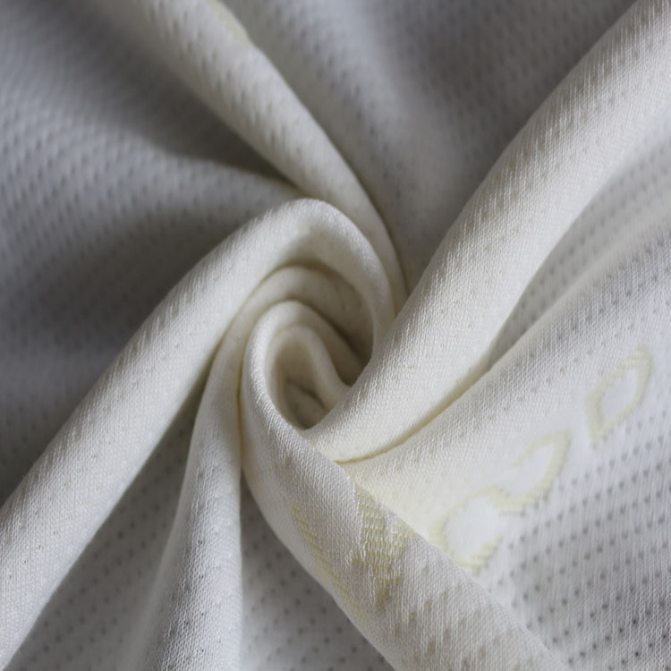 竹炭纤维面料针织床垫布针织提花面料薰衣草