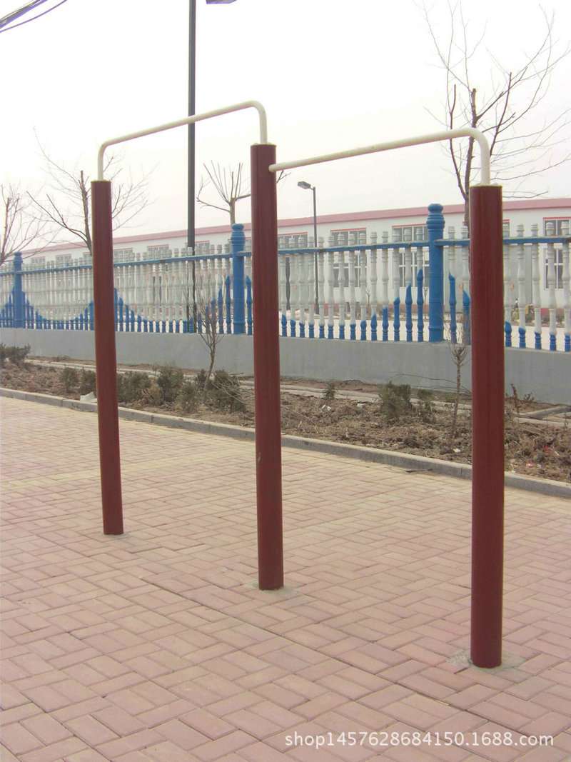 二联单杠高低单杠 户外小区公园广场健身路径 学校体育用品