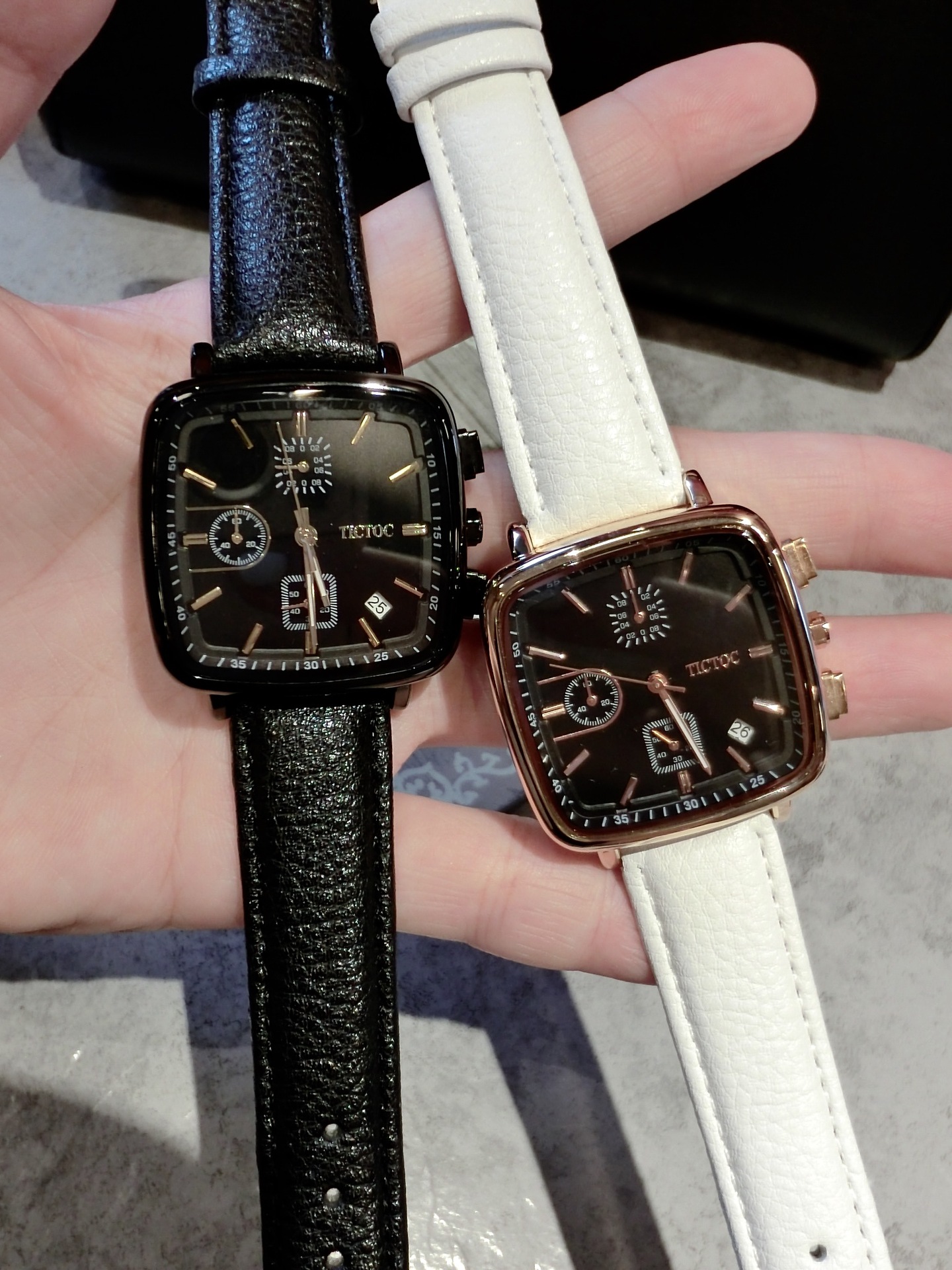 韩国潮流时装品牌tt皮带腕表 中性个性手表时尚手表 微商一件代发