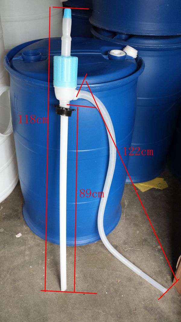 厂家货源大号自流塑料油抽 手动抽液器 200l大桶液体抽液器