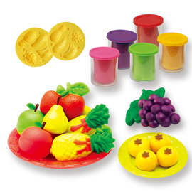 儿童彩泥玩具橡皮泥水果模具粘土玩具diy手工玩具益智5801-b