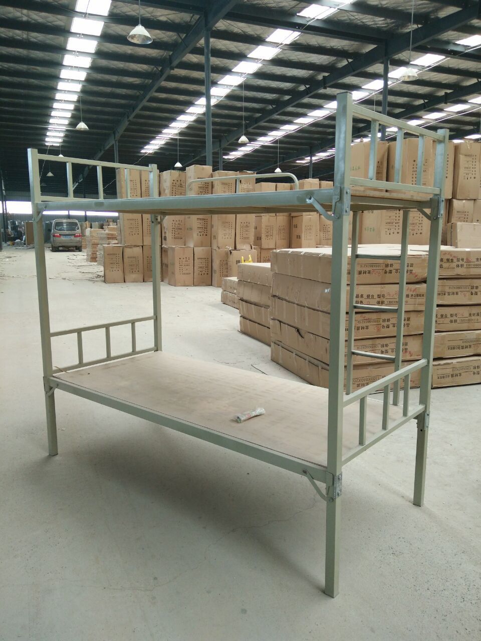 武汉学校钢架高低床工厂直销员工宿舍双人加厚方管床