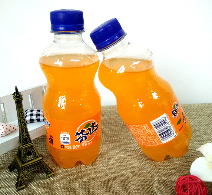 批发团购可口可乐出品迷你瓶芬达300ml*24瓶整箱单位福利多省包邮