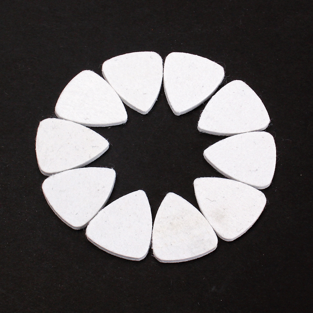 民谣木吉他拨片 耐用磨砂防滑赛璐璐 羊毛拨片