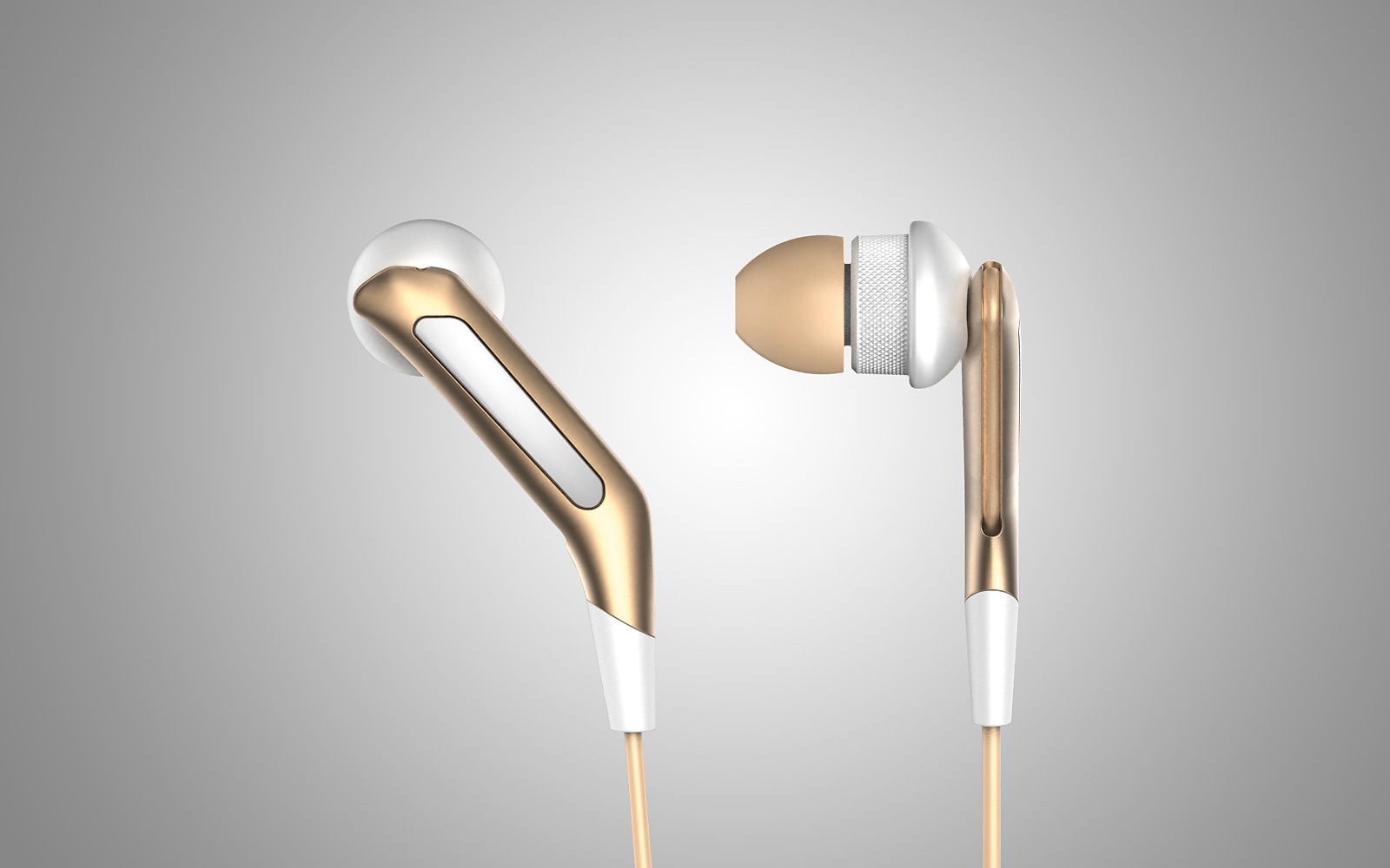 聆动新款v9 手机线控带麦克风挂耳式耳机厂家现货直批承接eom订单