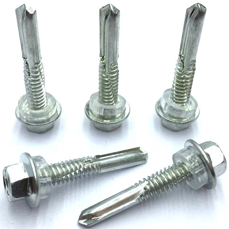 五5号尾钻尾钉燕尾钉长尾加强型自攻自钻螺丝攻打厚铁钢板螺丝5.