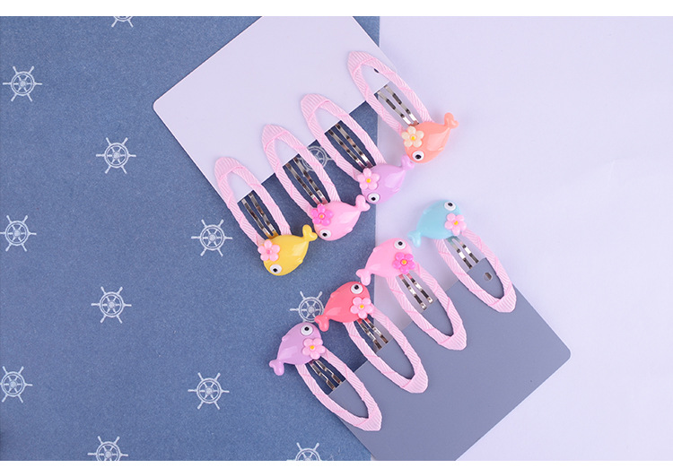 厂家直销 儿童发饰头饰 韩版布艺水滴夹 儿童发夹bb夹新品批发