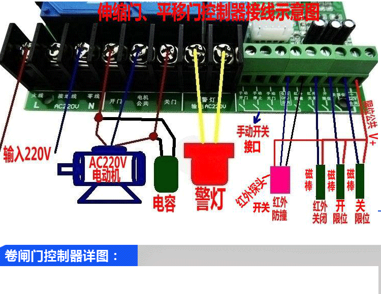 福睿锁业厂家直销卷闸门控制器通用型无线电