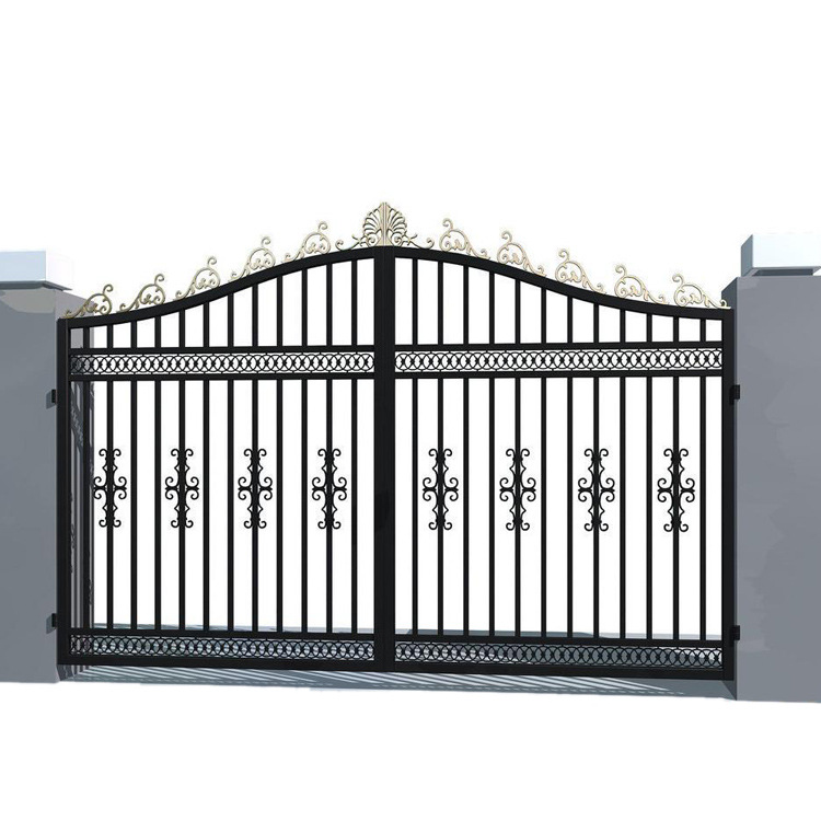 欧坤铁艺大门院子门金属铁门别墅外墙门防盗大门铸铁大门不锈钢门