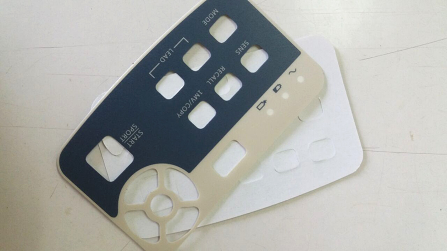 定做pvc面板贴膜 pvc面贴 薄膜开关面板贴膜 设备铭牌 标识牌等