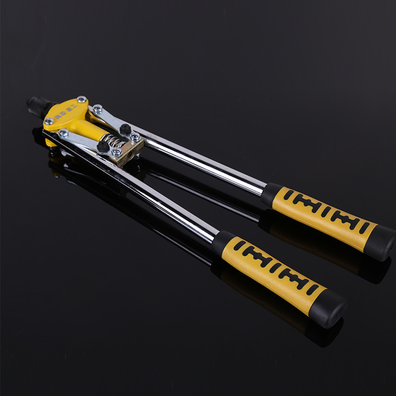 【供应】防滑便携式双把手动抽芯 重型双手17寸铝合金拉铆枪