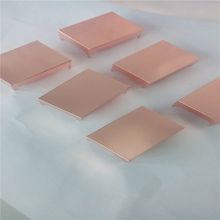 铝合金电镀玫瑰金 五金电镀加工厂镀金 金属电镀加工厂镀玫瑰金