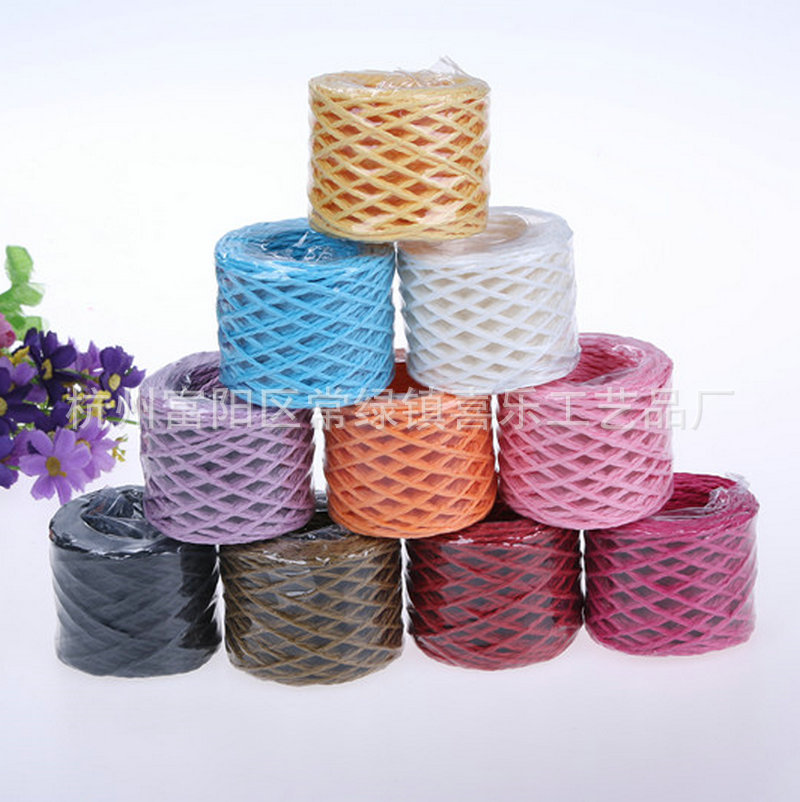Wholesale Sale Craft Color Fine Paper String DIY Handmade Color Paper String Creative Braided Rope Diameter 2mm