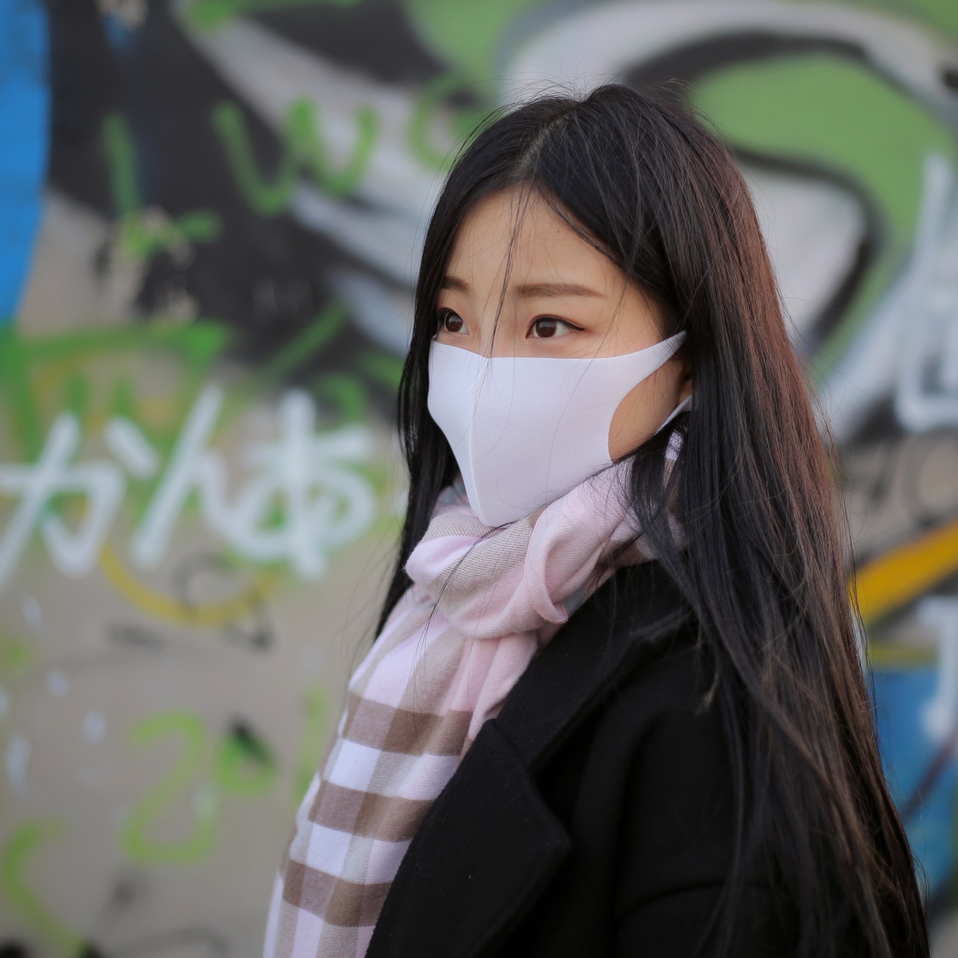 三枚装日本pitta mask口罩批发 个性潮款防霾口罩防粉尘