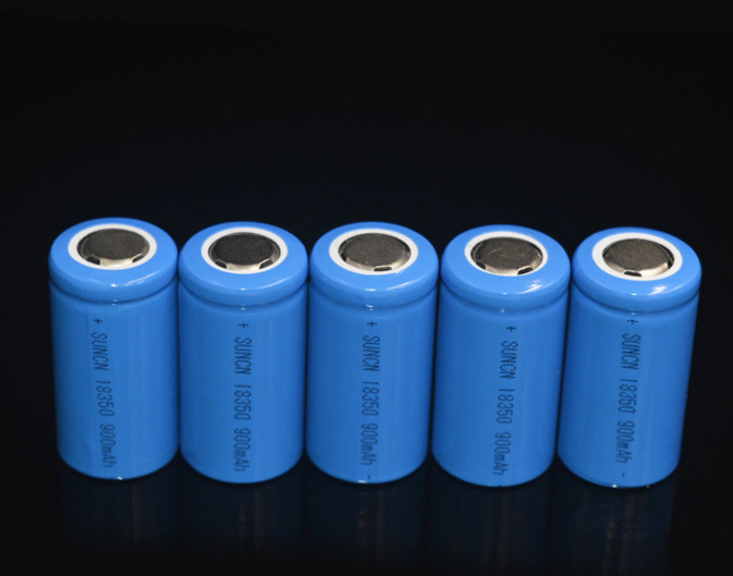 厂家直销18350锂电池900mah 3.7v聚合物充电锂电池 电动玩具电池