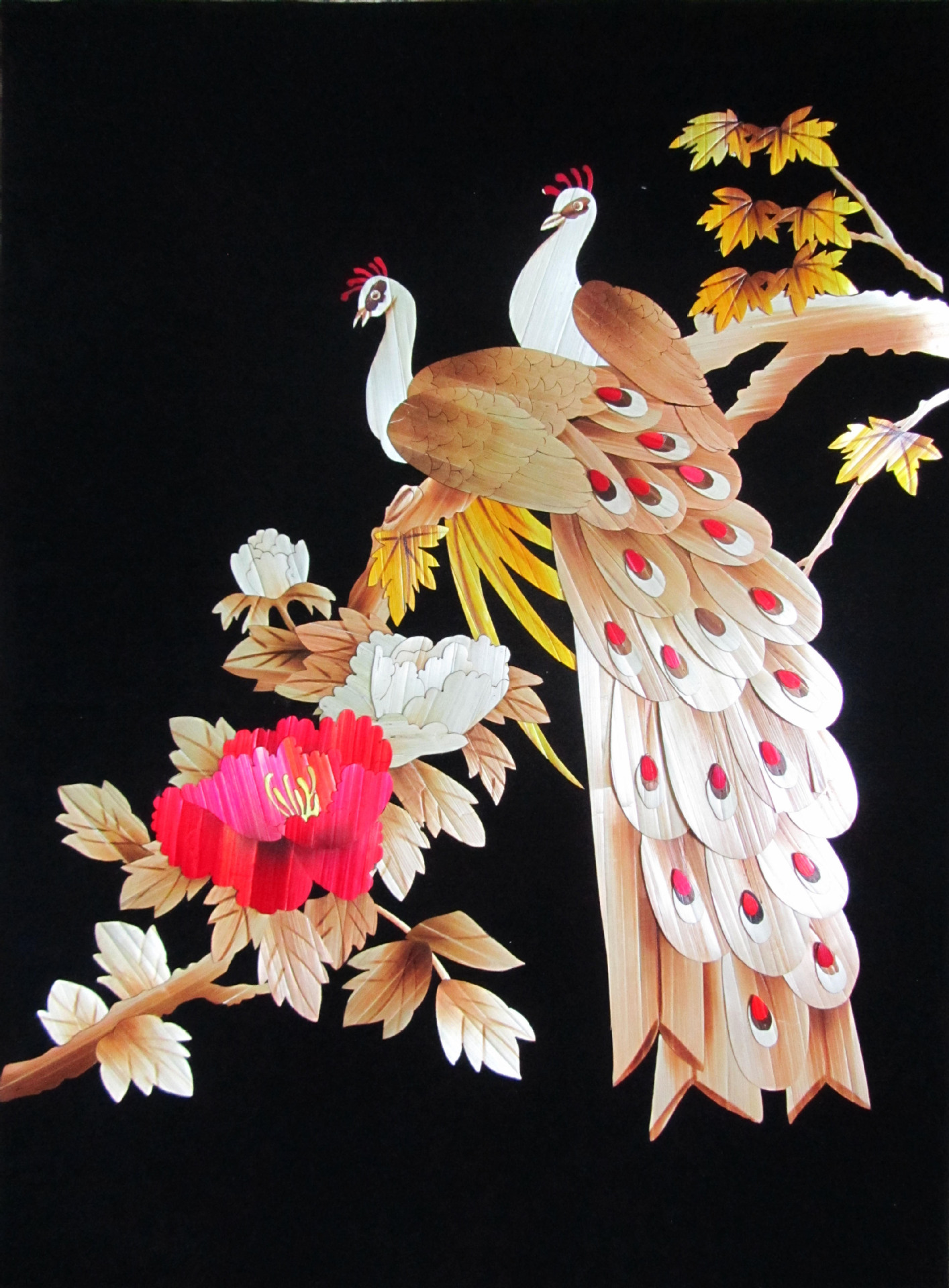 批发供应民间手工艺品 纯手工制作 精品麦秆画 麦草画 量大从优