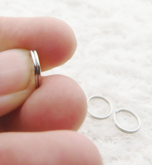 厂家直销4-10mm双圈 diy必备配件 双层铁圈 小额批发