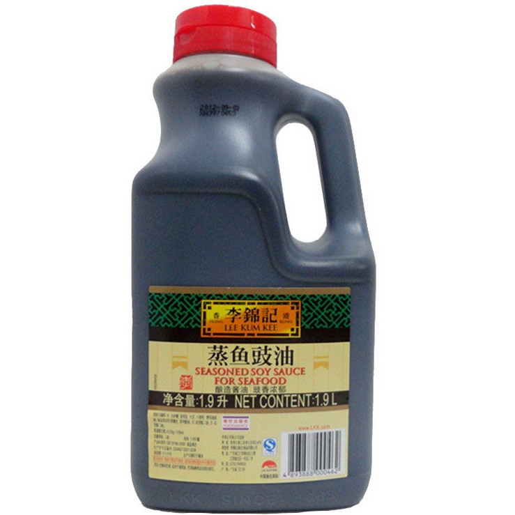 李锦记蒸鱼豉油19l瓶蒸鱼烧菜上色调味品餐饮调味料酱油