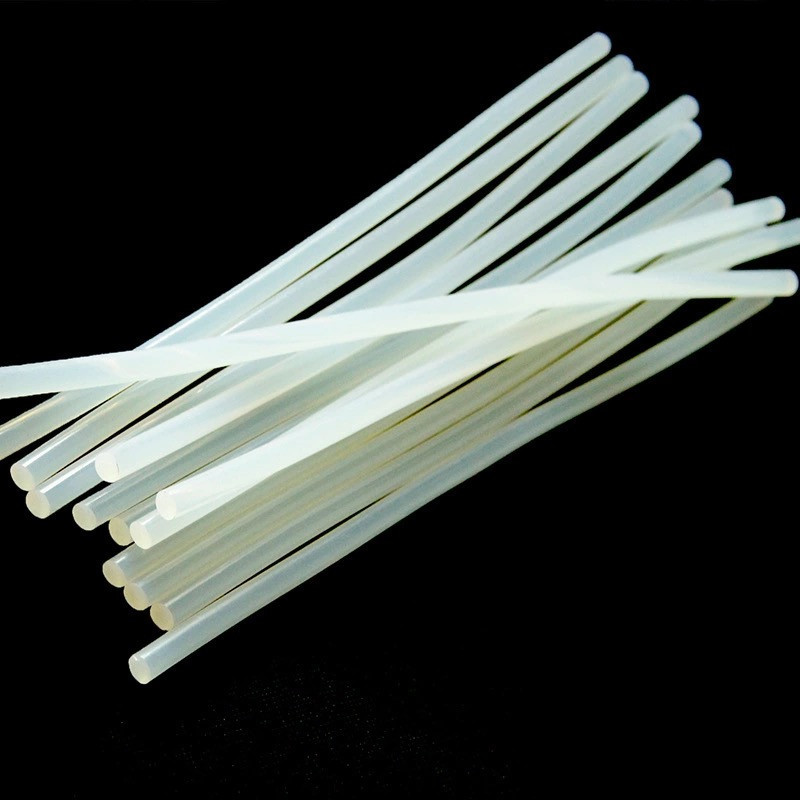 圆形热熔胶 环保型热熔胶棒 白色透明胶条 高粘性热熔胶条批发