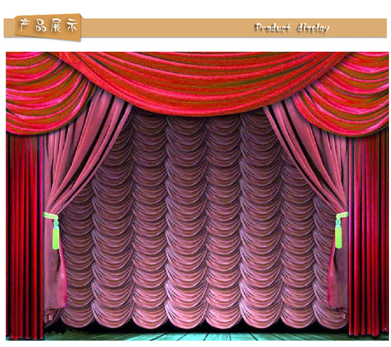 厂家直销 可定制大型舞台电动幕布帘 礼堂幕布大型舞台幕布