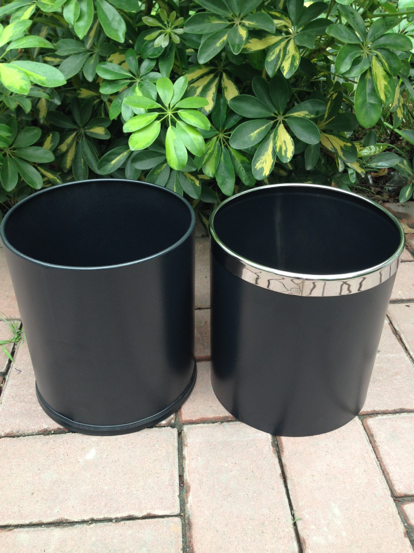 厂家直销单层圆形铁烤漆房间桶 酒店卫生间客房桶 厨房垃圾桶