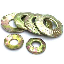 蝶形带爪压花蝶形垫圈 桥架接地线专用防滑垫片 爪形防滑垫