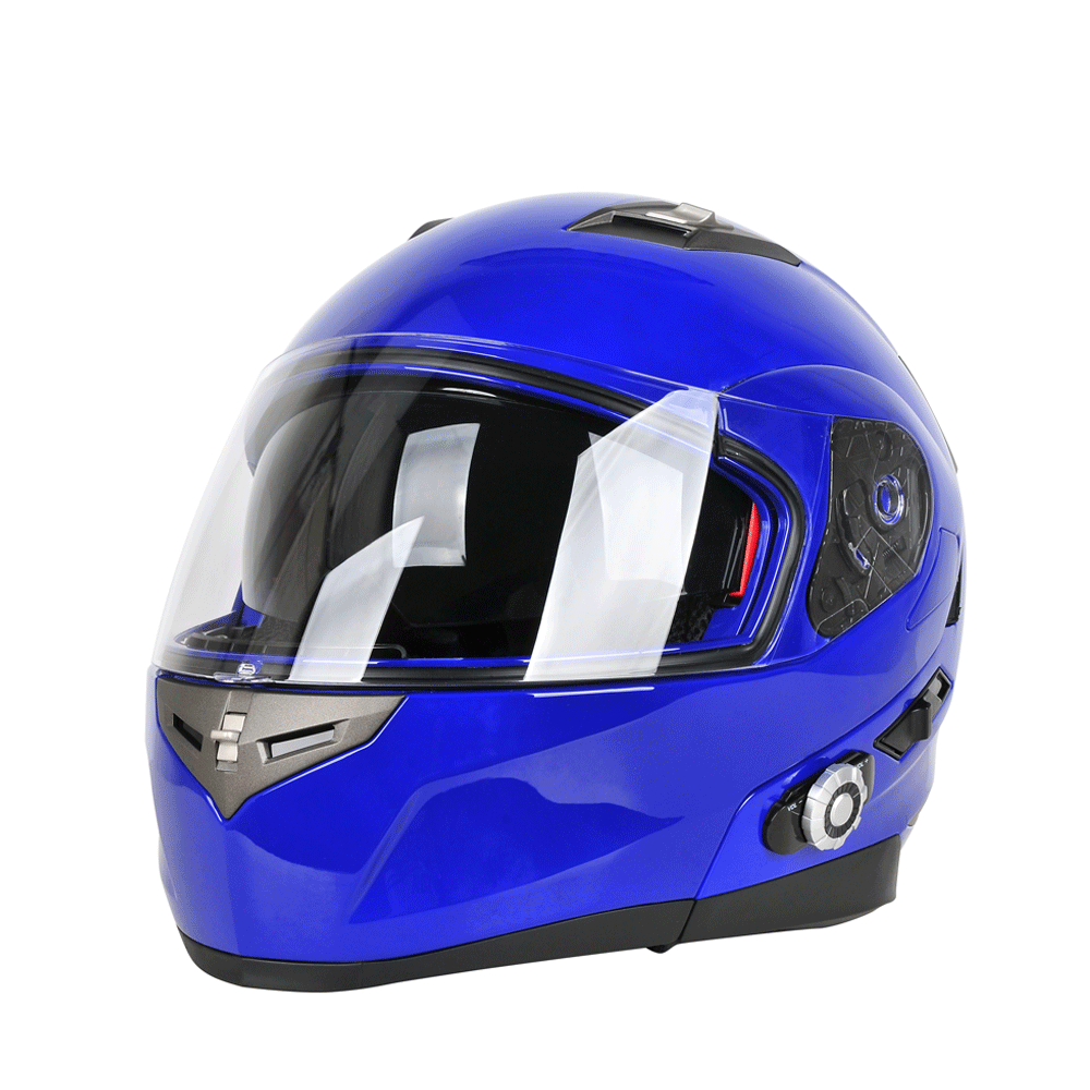 厂家直销 摩托车蓝牙头盔 全双工语音对讲蓝牙通话骑行安全头盔