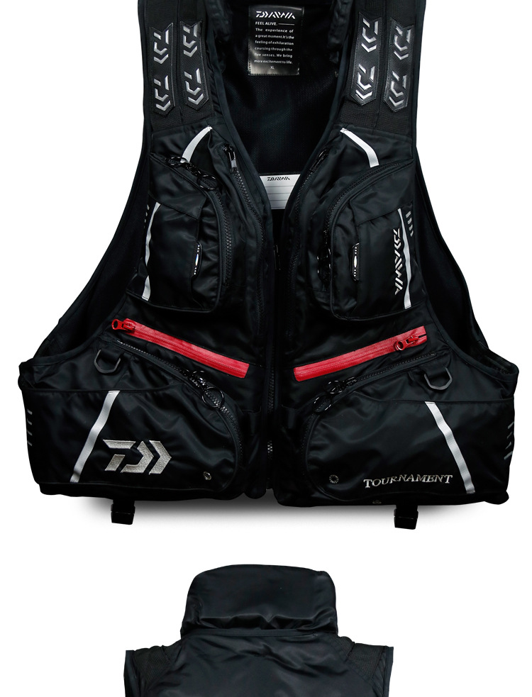 正品daiwa达瓦钓鱼服 救生衣 矶钓 海钓救生衣 马甲 多功能钓鱼服