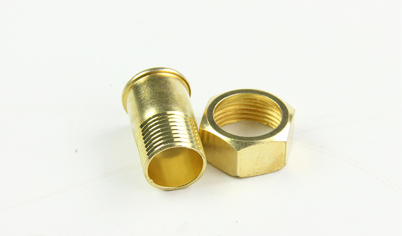 厂家批发 6分转4分螺纹接头泵配件 专业增压水泵镀铜出水口接头