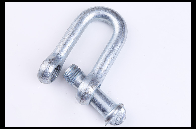 【厂家直销】 起重国标卸扣 u型环电力工具 卸扣 卡环索具