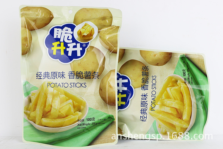 脆升升 脆生生经典原味香脆薯条100g*