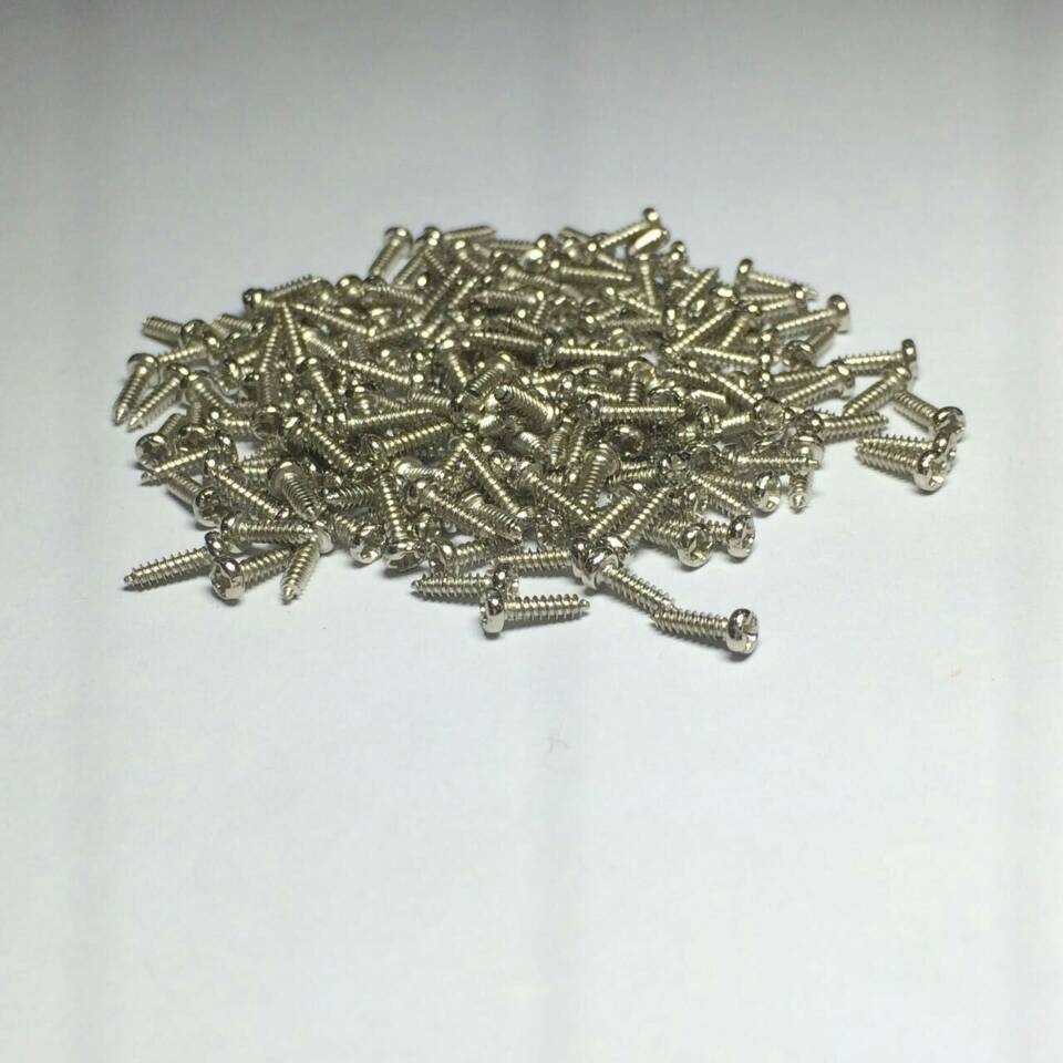 微型十字圆头自攻 电子螺丝钉 镀镍 pa1.7x6