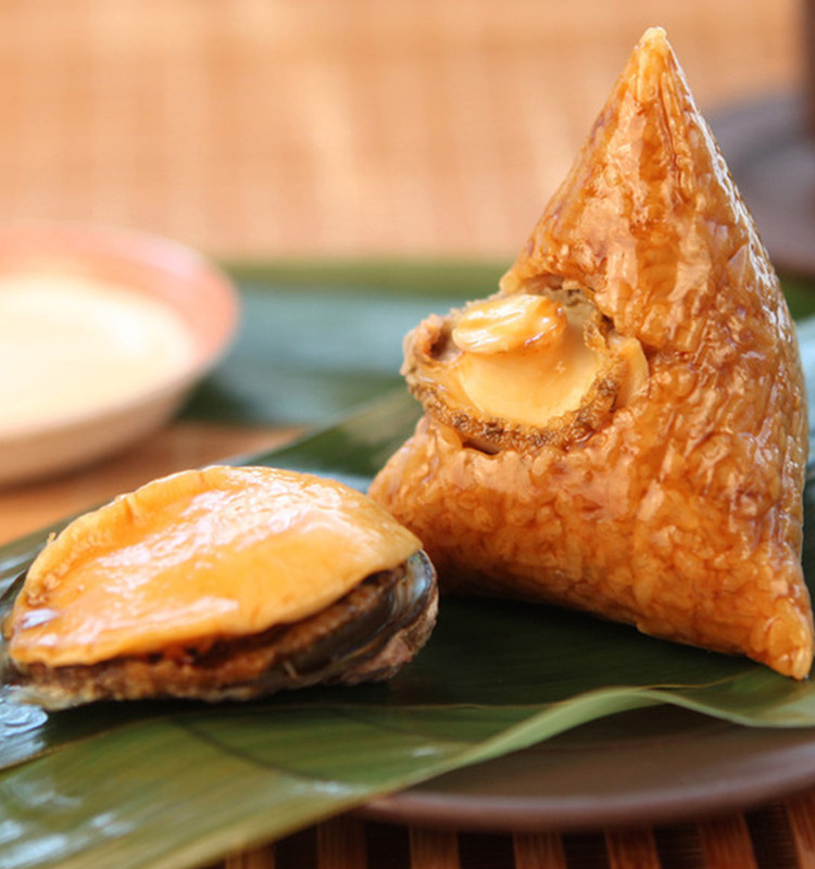 嘉兴粽子小英斋100g只海鲜鲍鱼鲜肉粽oem贴牌代工定制全国配送