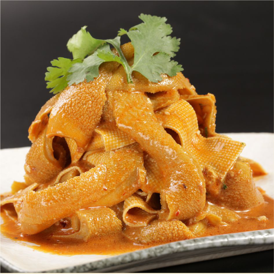 豆皮涮牛肚 陕西西安特色小吃 酒店专供 家庭速食