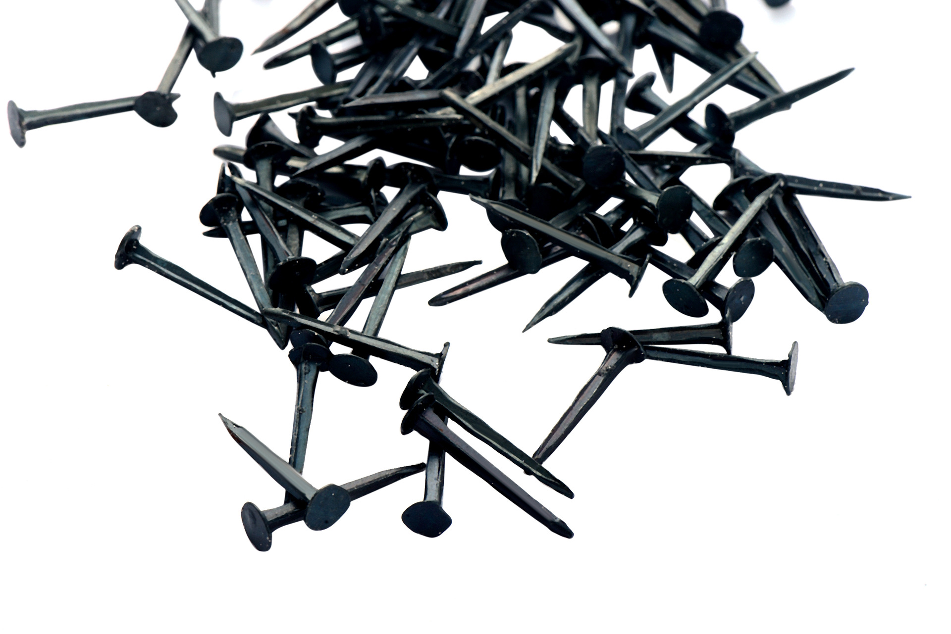 炜之兴 鞋钉菱形方钉帽定制鞋钉13寸-25寸黑色铁鞋钉现货盒装批发