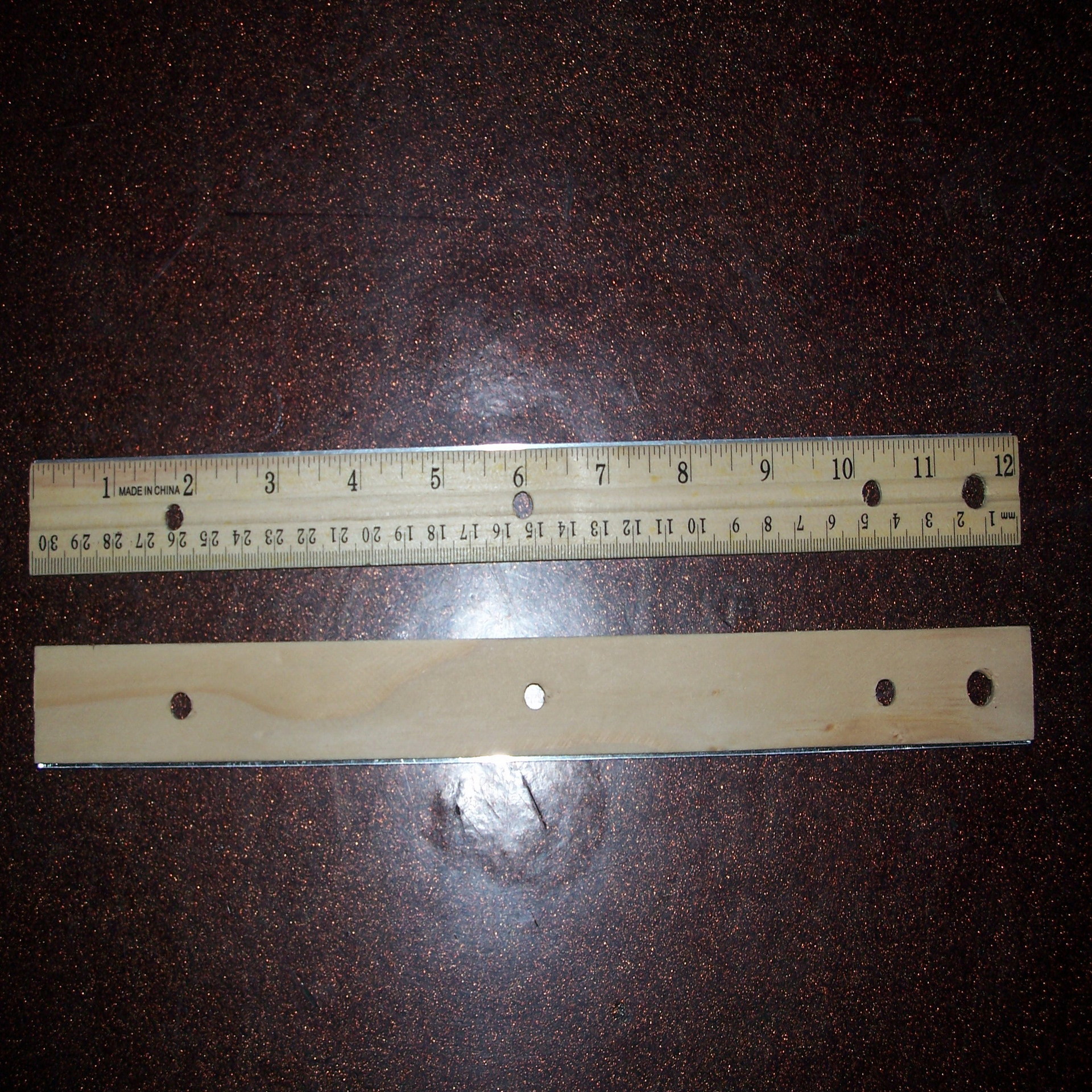 办公用品_12cm木尺子 4孔木尺 学生 办公教学 学生考试批发 - 阿里巴