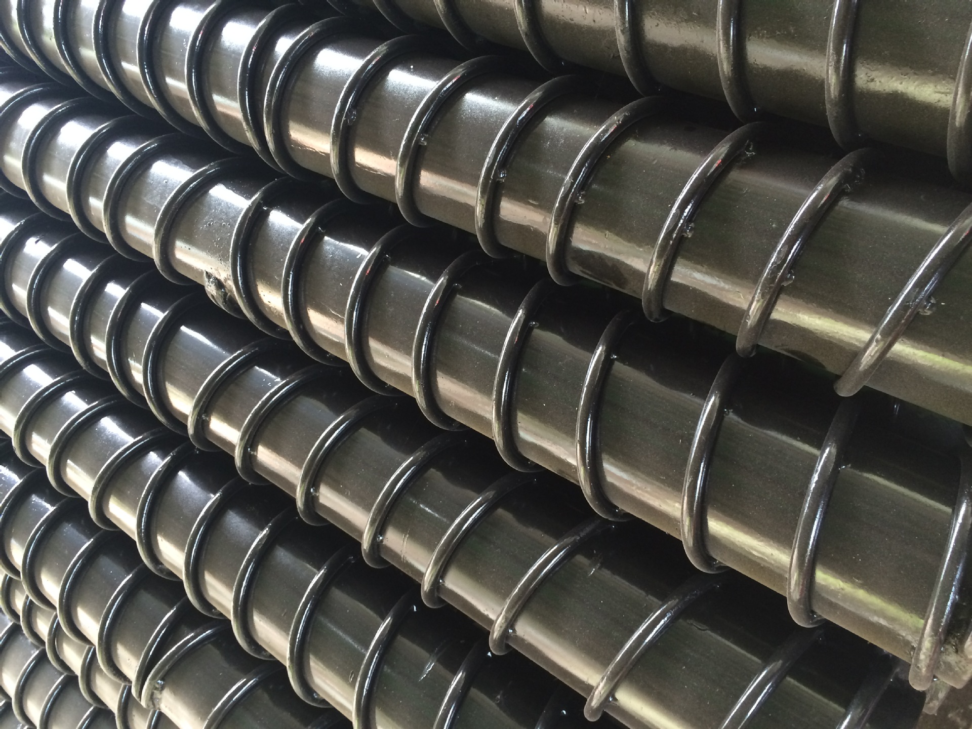 螺旋辊子,螺旋托辊,清扫辊子