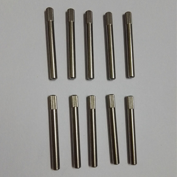 东莞横沥提供自动车床加工不锈钢轴 细搓花轴加工 轴类车削加工