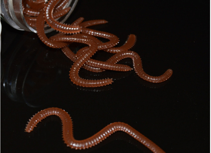 38g瓶装腥臭味海沙蚕软饵 海钓路亚海蚯蚓两款色渔具路亚饵批发-鱼饵