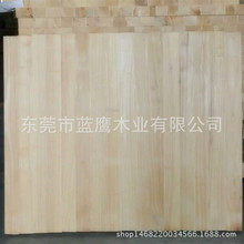 广东产销 橡胶木直拼板材  可按规格做橡胶木实木板材方木条 抛光
