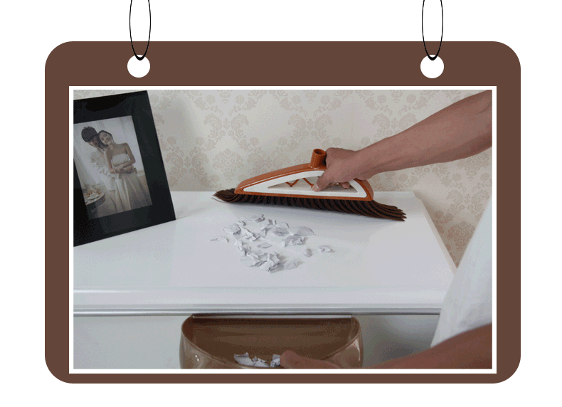 博丽雅正品扫把家用魔法扫地不锈钢杆加大加厚5排丝软毛特价包.