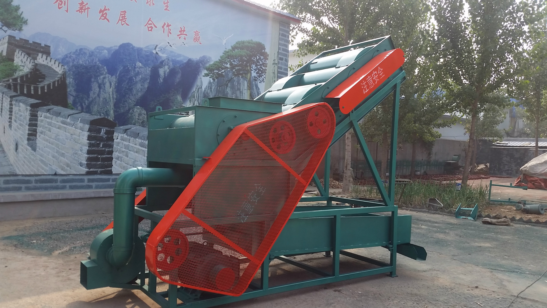 地坑式 大型6滚筒玉米脱粒机