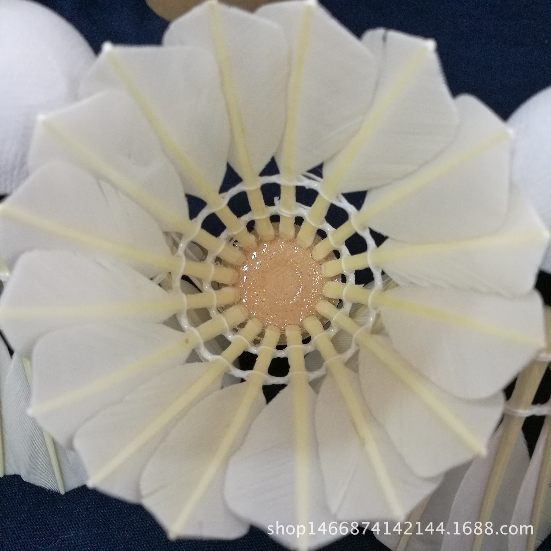 厂家直供 热点wifi鹅毛刀翎5级羽毛球 飞行优美较耐打