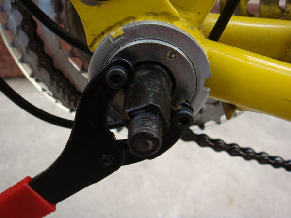 自行车中轴牙盘曲柄维护修理工具 八字扳手 中轴拆卸工具 维修工